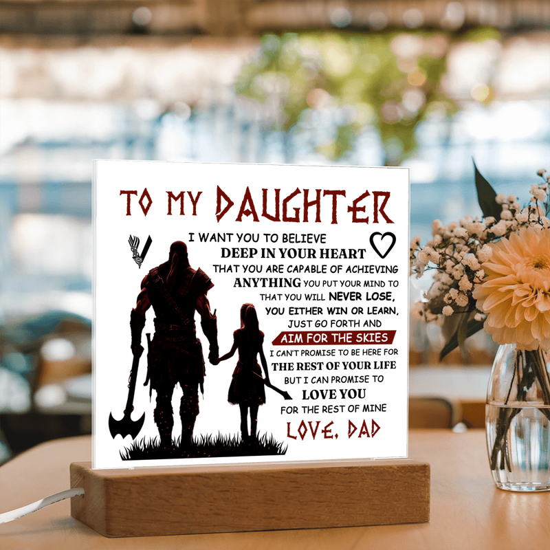 To My Daughter  – Acrylic Square